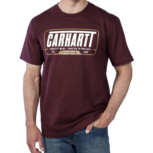 Carhartt Men’s Short-Sleeve Graphic T-Shirt – PORT RED