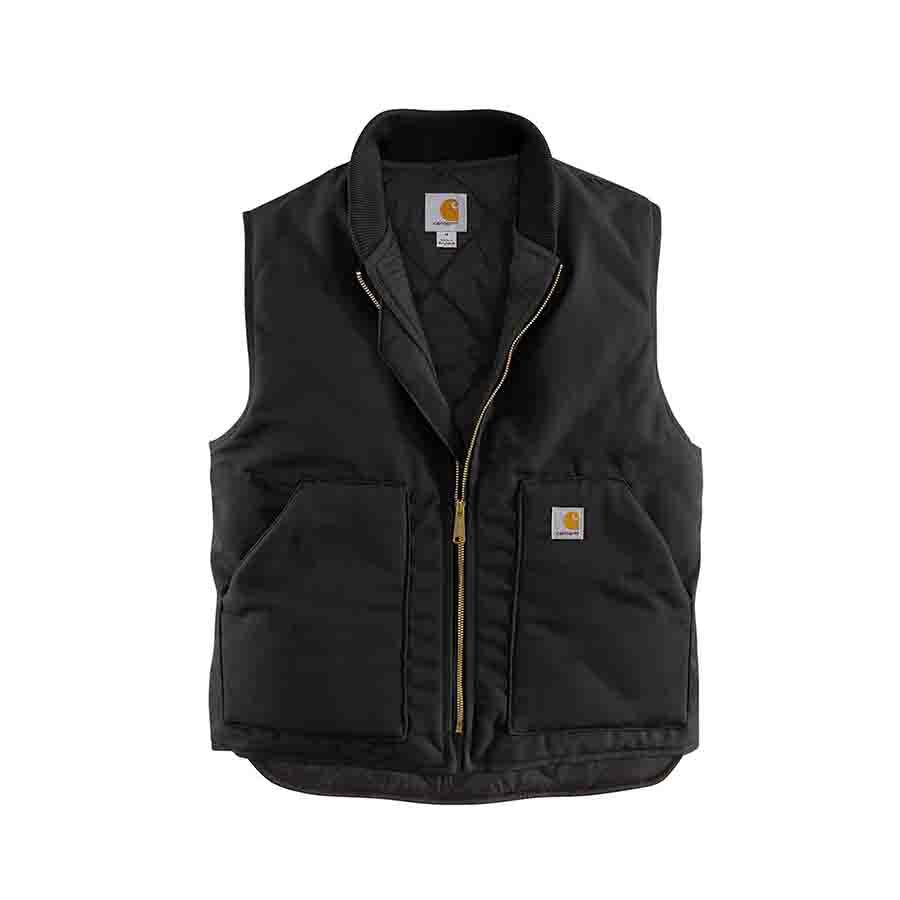 Carhartt ICONIC V01 firm duck vest - BLACK