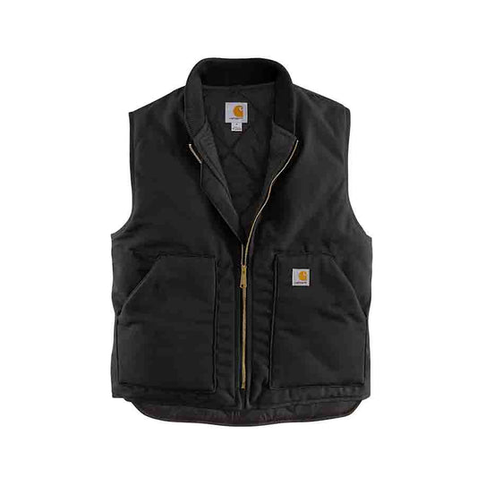 Carhartt ICONIC V01 firm duck vest - BLACK