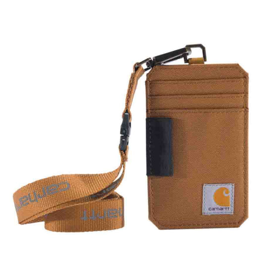 Carhartt Nylon Duck ID and Lanyard - BROWN