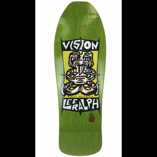 Vision Lee Ralph Tiki Reissue Deck 10″ x 31.75″ Green Stain