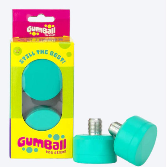Gumball Toe Stops (Pair of 2) Mint - Short Stem
