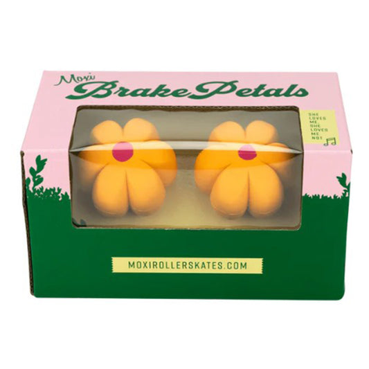Moxi Brake Petals (Pair of 2) - Yellow - 22mm Stem