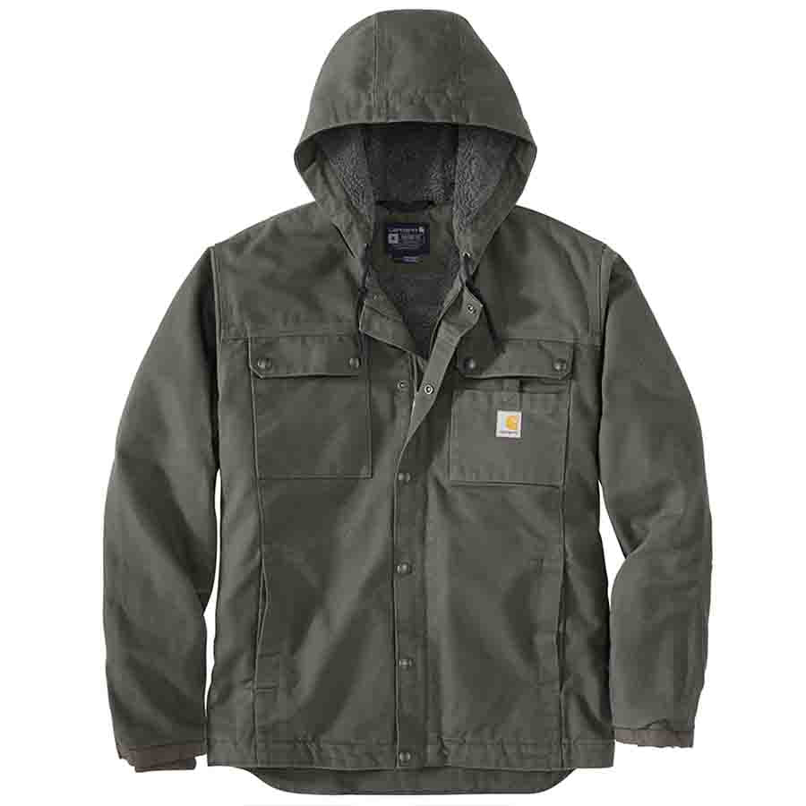 Carhartt BARTLETT Washed Duck Jacket - OLIVE GREEN