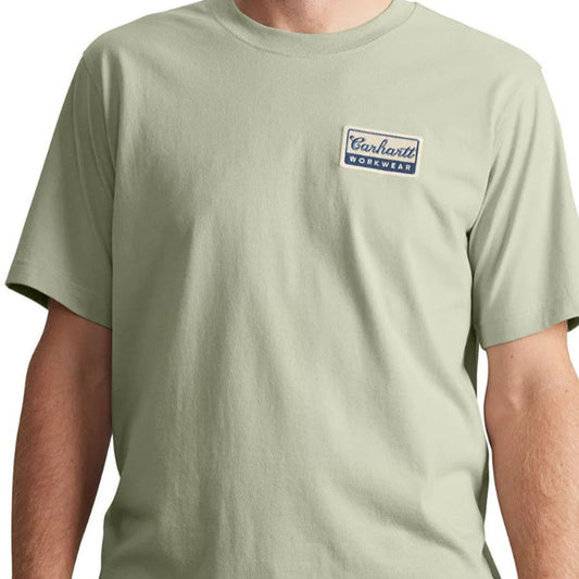 Carhartt Men’s Workwear Patch Graphic Tee - LIGHT GREEN