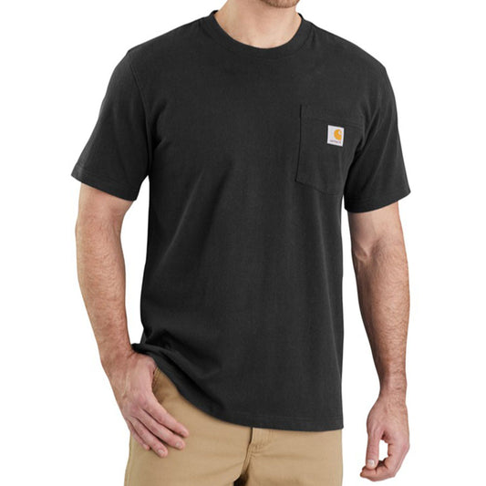 Carhartt Men’s Relaxed Fit Pocket T-Shirt - BLACK