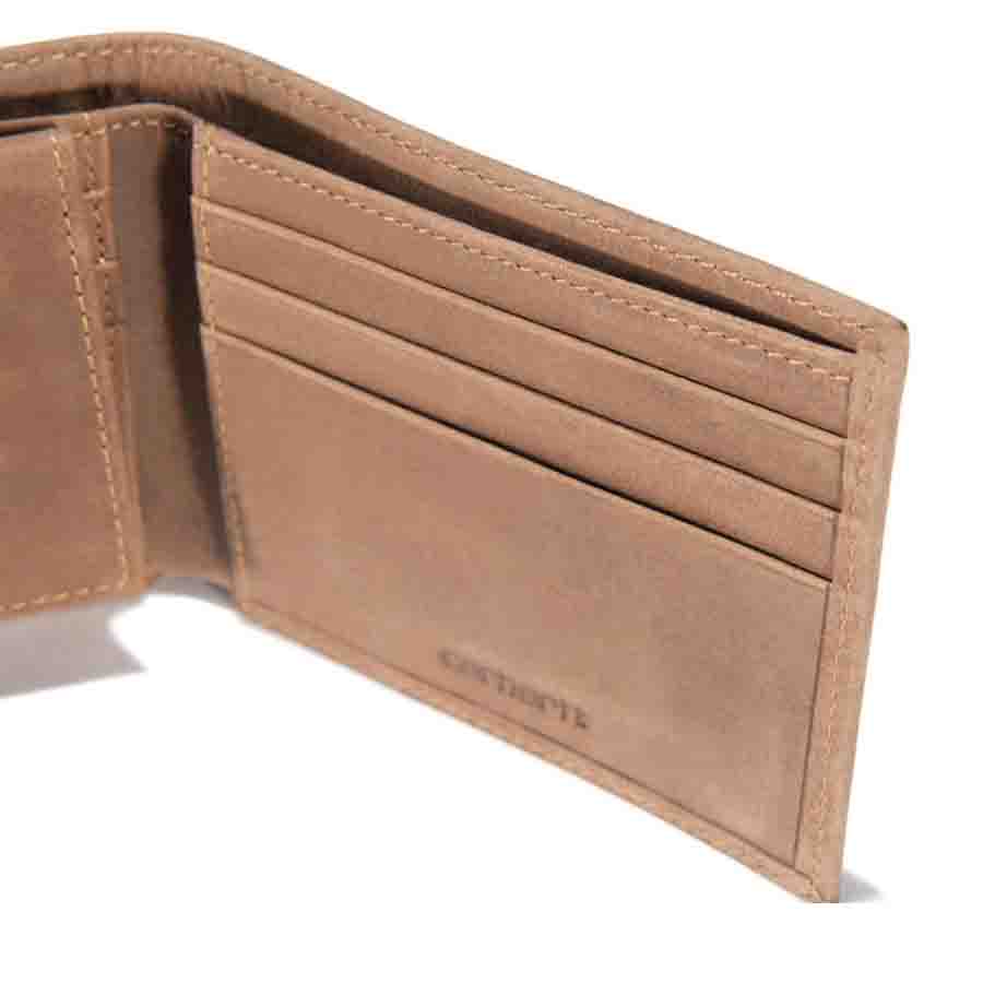 Carhartt SADDLE LEATHER Bifold wallet - BROWN