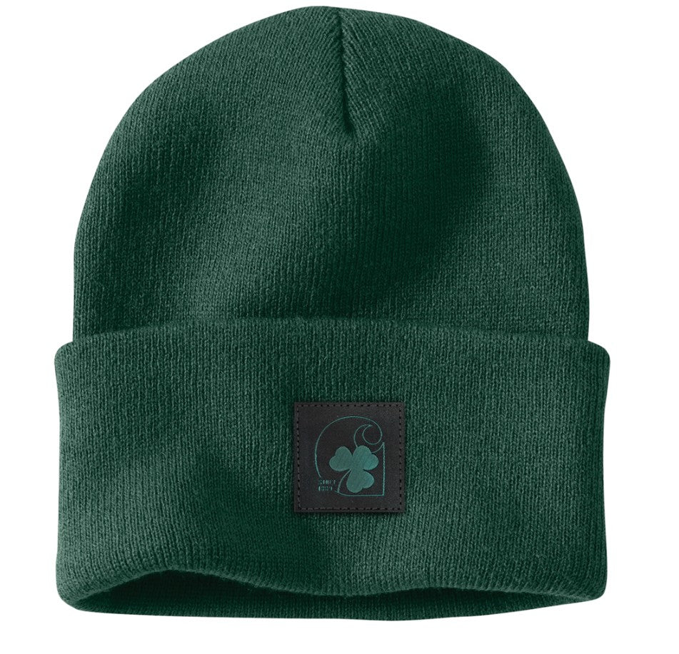 Carhartt SHAMROCK Knit Patch Beanie - GREEN