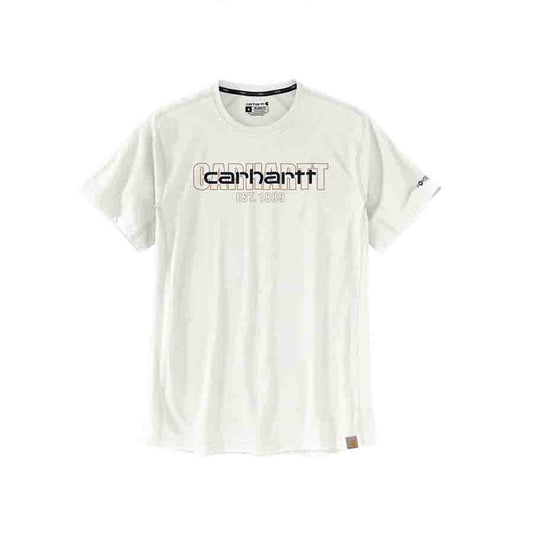 Carhartt MIDWEIGHT Relaxed fit Logo Graphic T-Shirt - WHITE