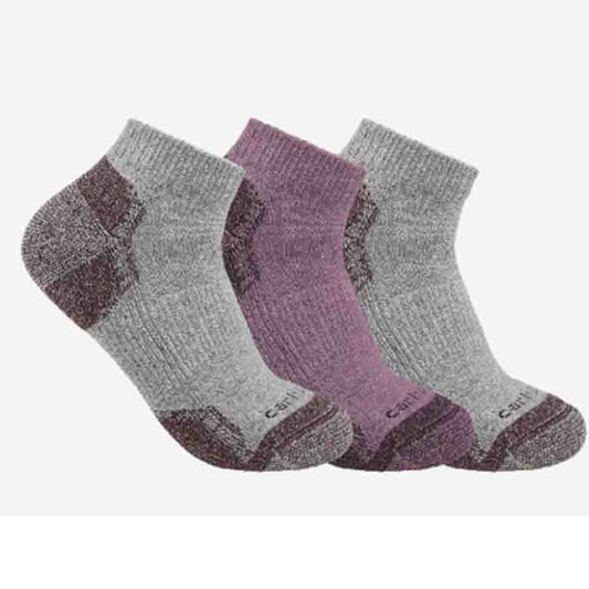 Carhartt Midweight Woman's Low Cut Sock 3 pack - ASSORTED COLORS