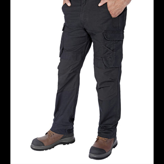 Carhartt Relaxed Fit Cargo Pocket STEEL Tech Pant - BLACK